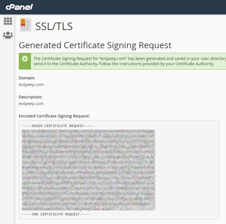 Certificate Signing Request (CSR)